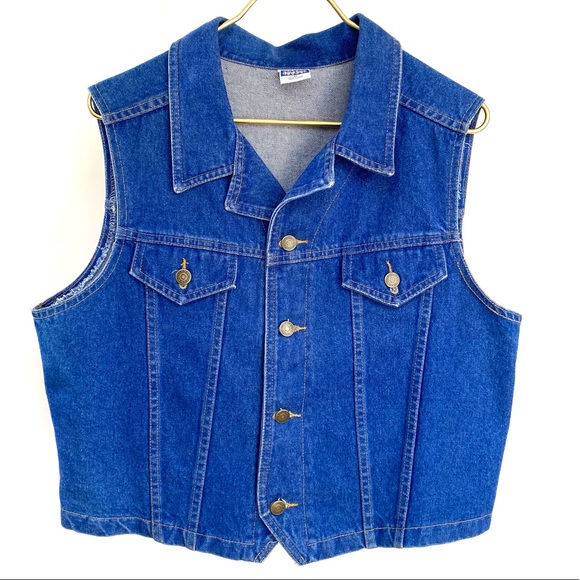 WATCH LA DENIM VEST SIZE XL
